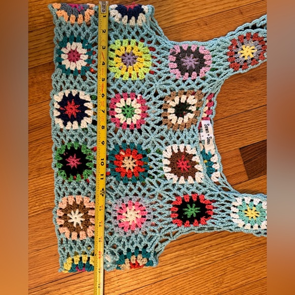 Granny square crochet top - Picture 2 of 3